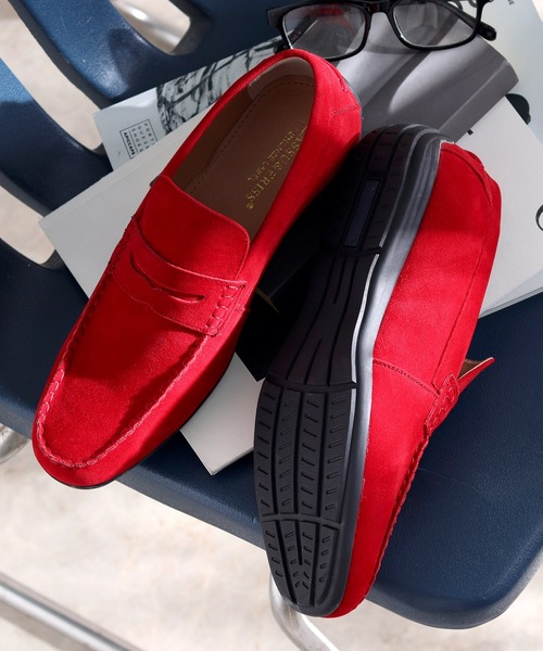 LASSU&FRISS（ラスアンドフリス）の「軽量 ドライビングローファー（ローファー・メンズ・ブラウン系その他/ブラック系その他/ベージュ/ネイビー/ホワイト/ブラウン/ブラック/グレー/ダークブラウン/レッド/ワイン・44/39/41/40/43/42）」の10枚目の写真