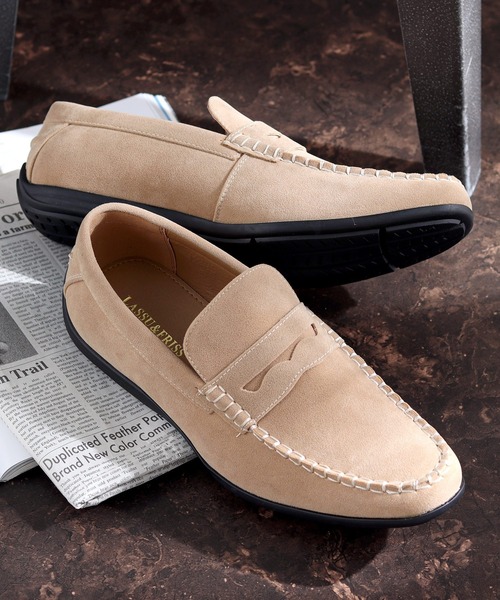 LASSU&FRISS（ラスアンドフリス）の「軽量 ドライビングローファー（ローファー・メンズ・ブラウン系その他/ブラック系その他/ベージュ/ネイビー/ホワイト/ブラウン/ブラック/グレー/ダークブラウン/レッド/ワイン・44/39/41/40/43/42）」の20枚目の写真