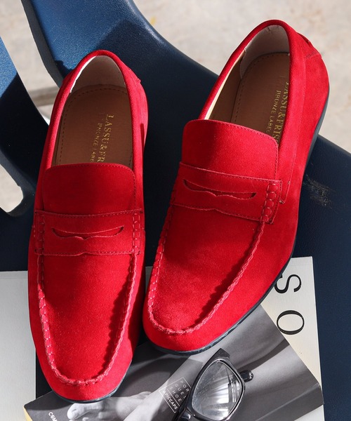 LASSU&FRISS（ラスアンドフリス）の「軽量 ドライビングローファー（ローファー・メンズ・ブラウン系その他/ブラック系その他/ベージュ/ネイビー/ホワイト/ブラウン/ブラック/グレー/ダークブラウン/レッド/ワイン・44/39/41/40/43/42）」の22枚目の写真