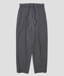 【ATON / エイトン】WOOL TROPICAL TAPERED EASY PANTS / ウールトロピカルテーパードイージーパンツ
