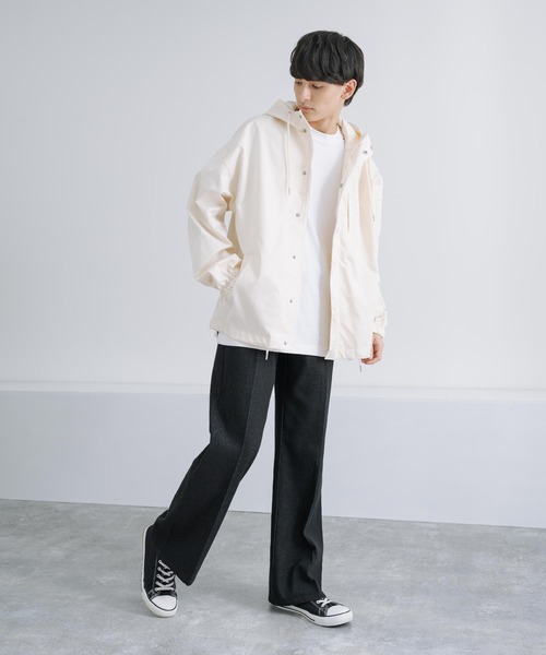 Rocky Monroe（ロッキーモンロー）の「オーバーサイズフードジャケット リラックスボリュームマウンテンパーカー（マウンテンパーカー・メンズ・カーキ/オフホワイト/ブラック・M/L/XL）」の18枚目の写真