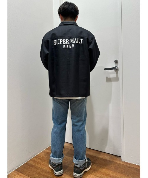 BACK NUMBER（バックナンバー）の「【BACK NUMBER】刺繍ワークシャツ（シャツ/ブラウス・メンズ・オリーブ/ホワイト/ブラック・M/L/XL）」の16枚目の写真