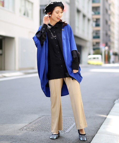 チチカカ（チチカカ）の「サラサラテレコカーディガン（カーディガン/ボレロ・レディース・グレー/ブルー/ブラック/カーキ・FREE）」の19枚目の写真