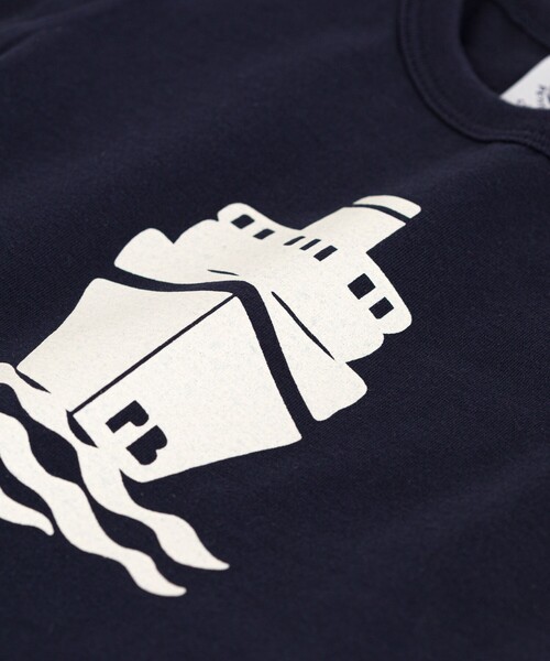 PETIT BATEAU(プチバトー)の「プリント半袖Tシャツ(Tシャツ/カットソー・キッズ・オフホワイト/ダークネイビー/レッド/グリーン・18MONTH/12MONTH/24MONTH/36MONTH)」の13枚目の写真