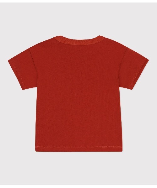 PETIT BATEAU(プチバトー)の「プリント半袖Tシャツ(Tシャツ/カットソー・キッズ・オフホワイト/ダークネイビー/レッド/グリーン・18MONTH/12MONTH/24MONTH/36MONTH)」の5枚目の写真