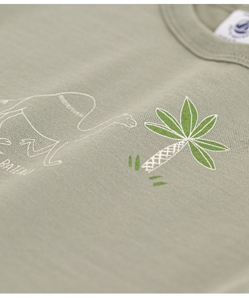 PETIT BATEAU(プチバトー)の「プリント半袖Tシャツ(Tシャツ/カットソー・キッズ・オフホワイト/ダークネイビー/レッド/グリーン・18MONTH/12MONTH/24MONTH/36MONTH)」の10枚目の写真