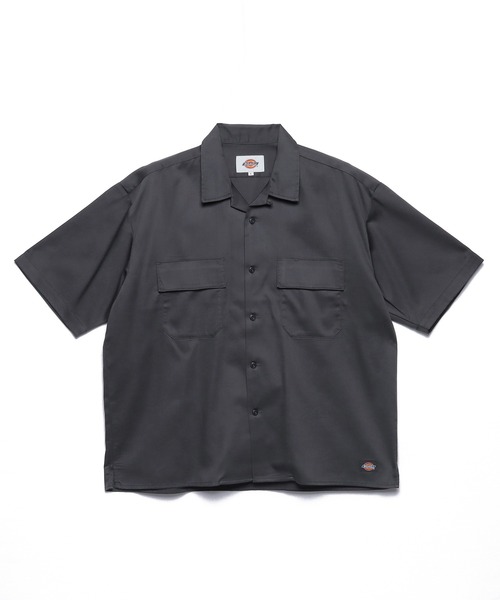 Dickies（ディッキーズ）の「【Dickies】DK WORK SHIRT / ディッキーズ 半袖 ワークシャツ（シャツ/ブラウス・メンズ・ベージュ/ブルー系その他/ミント/グリーン/ライトブラウン/オフホワイト/ブラック/ネイビー/オレンジ/チャコール・M/L/XL）」の21枚目の写真