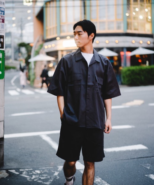 Dickies（ディッキーズ）の「【Dickies】DK WORK SHIRT / ディッキーズ 半袖 ワークシャツ（シャツ/ブラウス・メンズ・ベージュ/ブルー系その他/ミント/グリーン/ライトブラウン/オフホワイト/ブラック/ネイビー/オレンジ/チャコール・M/L/XL）」の11枚目の写真