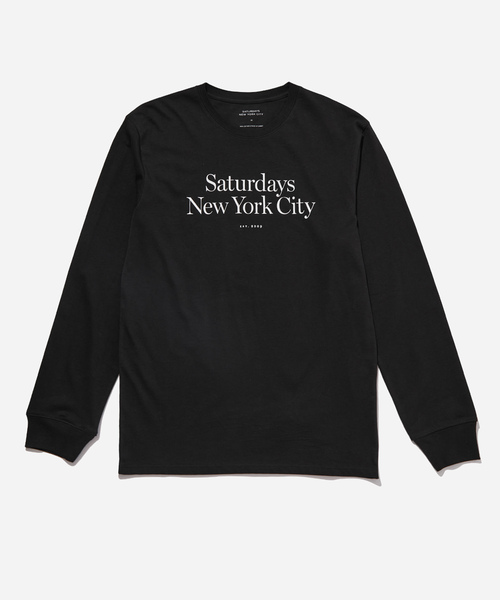 Saturdays NYC(サタデーズ ニューヨークシティ )の「Miller Standard LS Tee(Tシャツ/カットソー・メンズ・ホワイト/ブラック・M/X-SMALL/L/XL/S)」の13枚目の写真