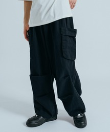 ルーズシルエット 2Wayミリタリーベイカーワイドカーゴパンツ