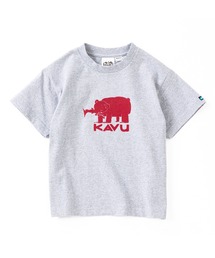 KAVU（カブー）の「KAVU/カブー K's Hai Bear Tee/キッズハイベアティー（Tシャツ/カットソー）」