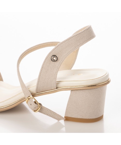 carino（カリーノ）の「スクエアトゥストラップサンダル（サンダル・レディース・クリーム/ダークブラック/レッド・22.5cm/23cm/23.5cm/24cm/24.5cm）」の13枚目の写真