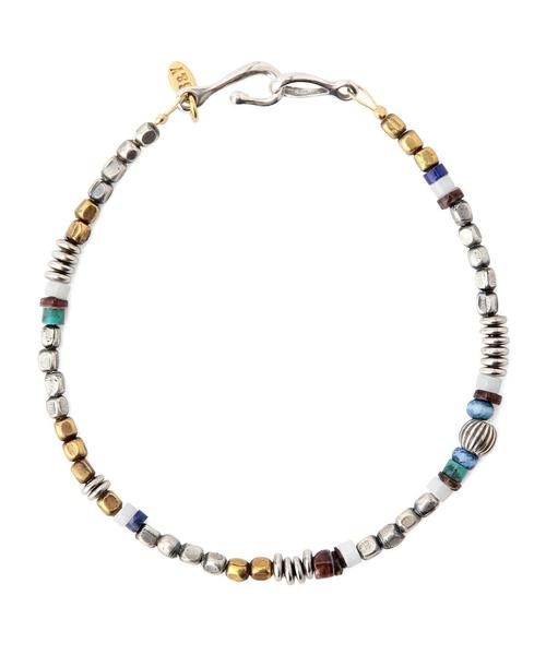 BEAUTY&YOUTH UNITED ARROWS（ビューティーアンドユースユナイテッドアローズ）の「BY ナチュラル ビーズ ブレス◆（ブレスレット・メンズ・ホワイト/ブラック/ターコイズブルー/ネイビー/その他1・フリー）」の5枚目の写真