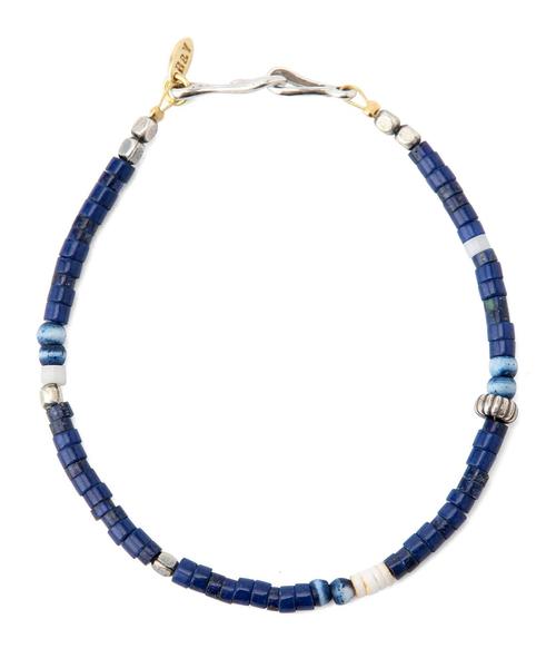 BEAUTY&YOUTH UNITED ARROWS（ビューティーアンドユースユナイテッドアローズ）の「BY ナチュラル ビーズ ブレス◆（ブレスレット・メンズ・ホワイト/ブラック/ターコイズブルー/ネイビー/その他1・フリー）」の3枚目の写真