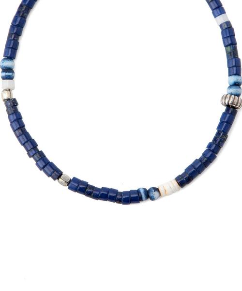 BEAUTY&YOUTH UNITED ARROWS（ビューティーアンドユースユナイテッドアローズ）の「BY ナチュラル ビーズ ブレス◆（ブレスレット・メンズ・ホワイト/ブラック/ターコイズブルー/ネイビー/その他1・フリー）」の7枚目の写真