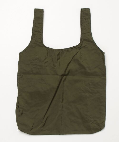 Mag.（マグ）の「【NYLON POCKETABLE】ECO BAG（エコバッグ/サブバッグ・メンズ・オリーブ/ブラック/グリーン/オレンジ/ベージュ・FREE）」の12枚目の写真