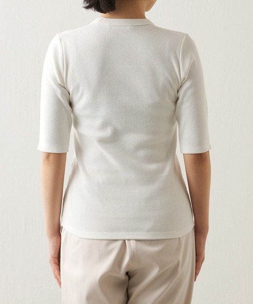 Whim Gazette（ウィムガゼット）の「コンパクトプルオーバー（Tシャツ/カットソー・レディース・ブラック/グリーン/グレー/ホワイト・FREE）」の6枚目の写真