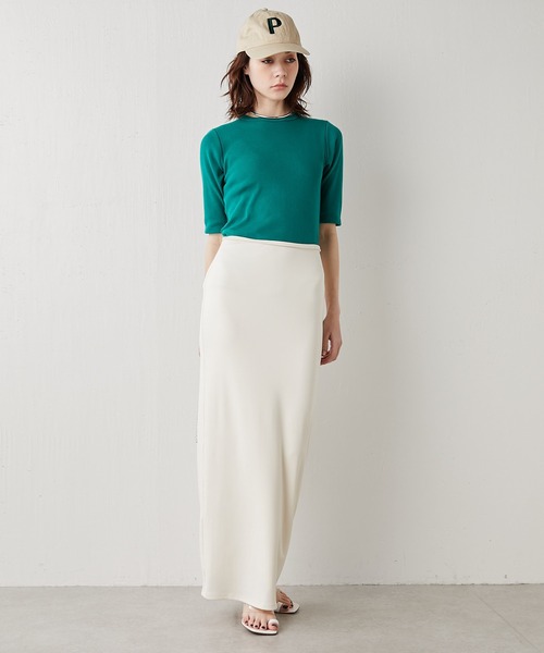 Whim Gazette（ウィムガゼット）の「コンパクトプルオーバー（Tシャツ/カットソー・レディース・ブラック/グリーン/グレー/ホワイト・FREE）」の9枚目の写真