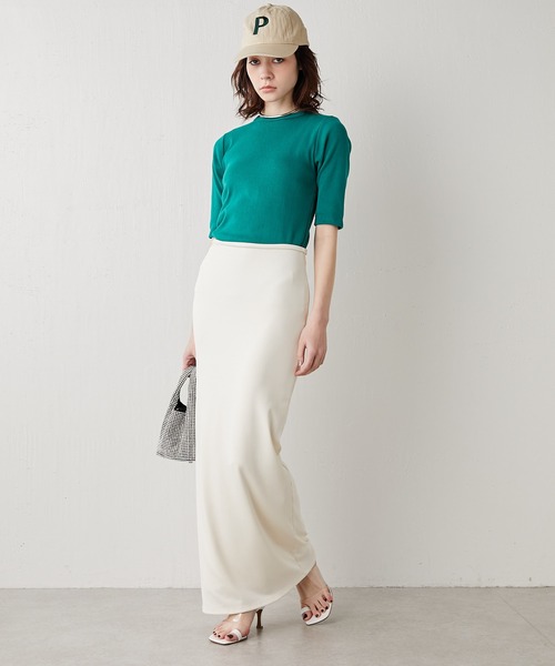 Whim Gazette（ウィムガゼット）の「コンパクトプルオーバー（Tシャツ/カットソー・レディース・ブラック/グリーン/グレー/ホワイト・FREE）」の8枚目の写真