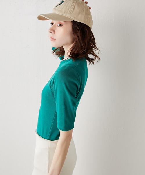 Whim Gazette（ウィムガゼット）の「コンパクトプルオーバー（Tシャツ/カットソー・レディース・ブラック/グリーン/グレー/ホワイト・FREE）」の16枚目の写真