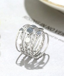 VIBGYOR Women | 【resonance】メタル　スパイラル　チェーン　デザイン　リング(リング)