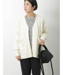 Lugnoncure | 無撚糸金ボタンカーディガン(カーディガン/ボレロ)