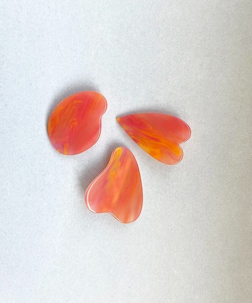 tone（トーン）の「【KuKuLu TOKYO】トロワモチーフクリップ【3個set】（バレッタ/ヘアクリップ・レディース・オレンジ系その他/グリーン系その他/ホワイト/ブラウン・FREE）」の9枚目の写真