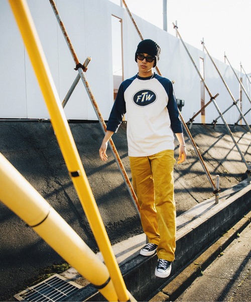 FTW（エフティダブリュー）の「FTW CIRCLE LOGO CORDUROY PANTS（その他パンツ・メンズ・ブラック/ホワイト/マスタード・MEDIUM/LARGE）」の4枚目の写真