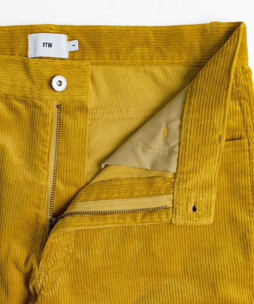 FTW（エフティダブリュー）の「FTW CIRCLE LOGO CORDUROY PANTS（その他パンツ・メンズ・ブラック/ホワイト/マスタード・MEDIUM/LARGE）」の12枚目の写真