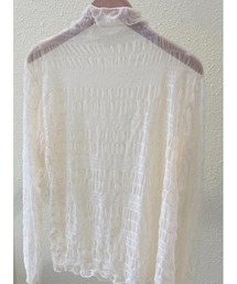 Sakka | シャーリングシアーハイネックトップス(Tシャツ/カットソー)