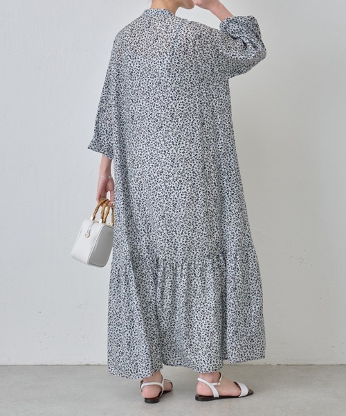 BEARDSLEY(ビアズリー)の「プリントワンピース(ワンピース・レディース・ライトグレー・FREE)」の11枚目の写真