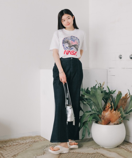 ROOPTOKYO(ループトウキョウ)の「EAGLE WARM ROCK TEE 半袖Tシャツ 古着風 グラフィック(Tシャツ/カットソー・レディース・ホワイト/チャコール・FREE)」の13枚目の写真