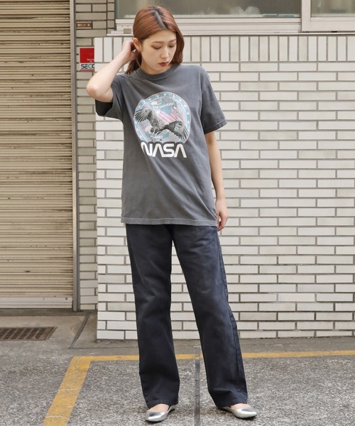 ROOPTOKYO(ループトウキョウ)の「EAGLE WARM ROCK TEE 半袖Tシャツ 古着風 グラフィック(Tシャツ/カットソー・レディース・ホワイト/チャコール・FREE)」の17枚目の写真