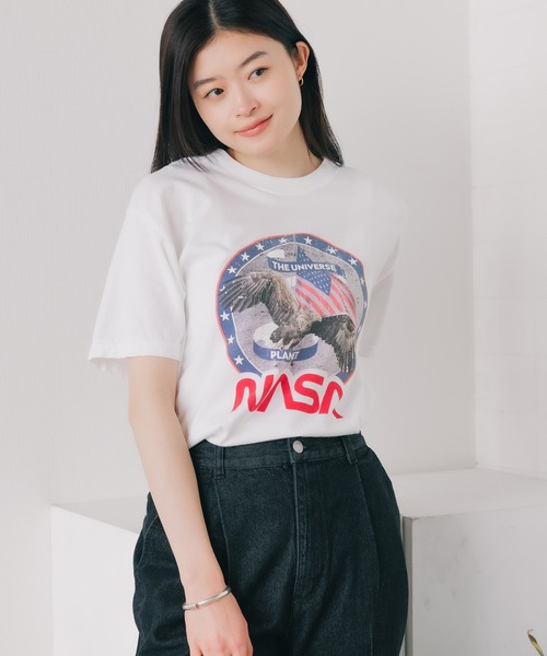 ROOPTOKYO(ループトウキョウ)の「EAGLE WARM ROCK TEE 半袖Tシャツ 古着風 グラフィック(Tシャツ/カットソー・レディース・ホワイト/チャコール・FREE)」の19枚目の写真