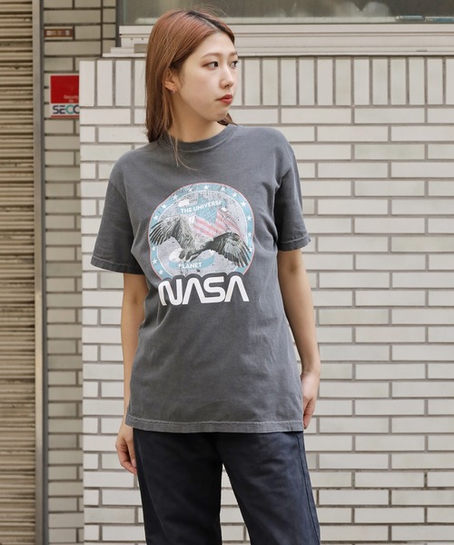ROOPTOKYO(ループトウキョウ)の「EAGLE WARM ROCK TEE 半袖Tシャツ 古着風 グラフィック(Tシャツ/カットソー・レディース・ホワイト/チャコール・FREE)」の20枚目の写真