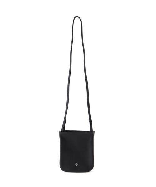 20/80(テゥエンティーエイティー)の「【20/80】トゥエンティーエイティー/SHRINK LEATHER TWO BAGS SHOULDER(ショルダーバッグ・メンズ・ブラック・F)」の1枚目の写真