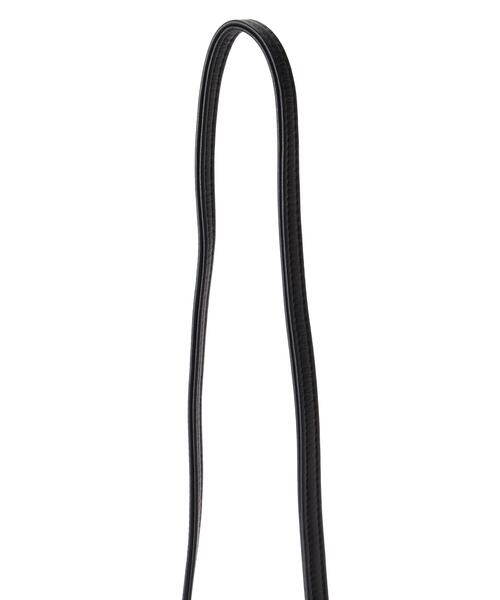 20/80(テゥエンティーエイティー)の「【20/80】トゥエンティーエイティー/SHRINK LEATHER TWO BAGS SHOULDER(ショルダーバッグ・メンズ・ブラック・F)」の4枚目の写真