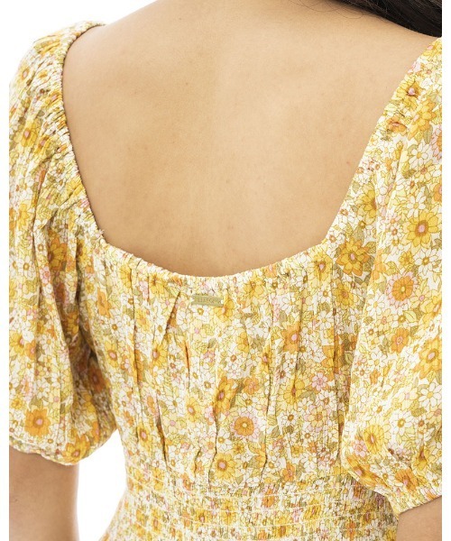 【セール】BILLABONG レディース 【SUMMER FOLK】 SOMETHING PRETTY ワンピース 【2023年夏モデル】/ビラボンパフスリーブミニワンピ（ワンピース）｜BILLABONG（ビラボン）