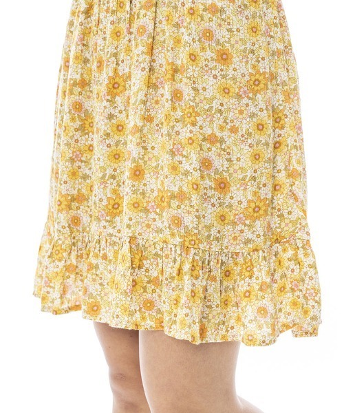 【セール】BILLABONG レディース 【SUMMER FOLK】 SOMETHING PRETTY ワンピース 【2023年夏モデル】/ビラボンパフスリーブミニワンピ（ワンピース）｜BILLABONG（ビラボン）
