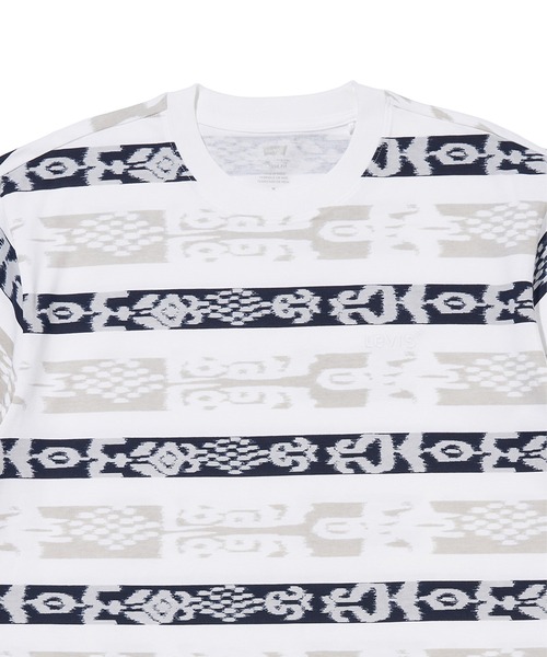Levi's（リーバイス）の「リーバイス/Levi's RED TAB ヴィンテージ Tシャツ ホワイト HYPER IKAT DRESS BLUES（Tシャツ/カットソー・メンズ・ブルー・S/M/L/XL）」の9枚目の写真
