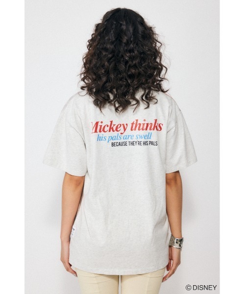 ディズニー　マウジー　moussy ティシャツ　24時間以内発送 Disney SERIES CREATED by MUS | MD OT TINY Tシャツ / LADY (T