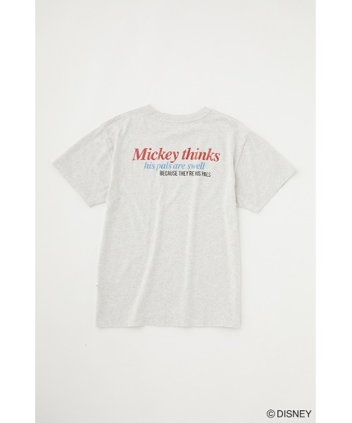 mouse &rabbit Tシャツ　グレー　フリーサイズ Disney SERIES CREATED by MUS（ディズニーシリーズクリエイ