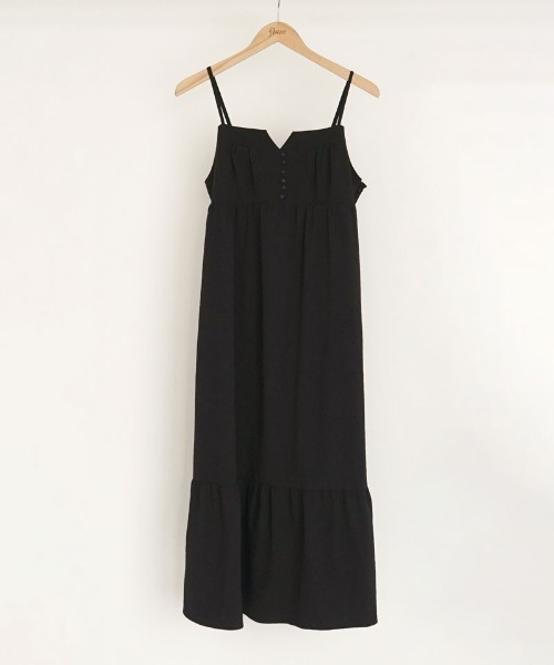 flower（フラワー）の「サニーティアードワンピース（ワンピース・レディース・アイボリー/ブラック・FREE）」の19枚目の写真