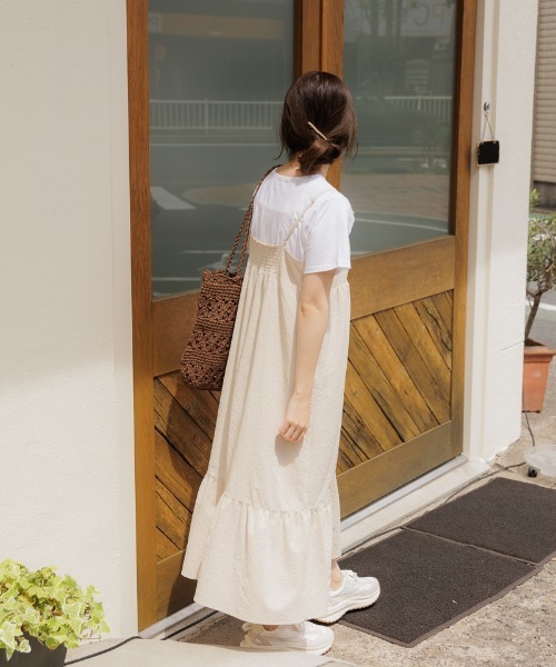 flower（フラワー）の「サニーティアードワンピース（ワンピース・レディース・アイボリー/ブラック・FREE）」の21枚目の写真