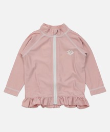 chil2（チルツー）の「裾フリル ラッシュガード（水着・キッズ）」