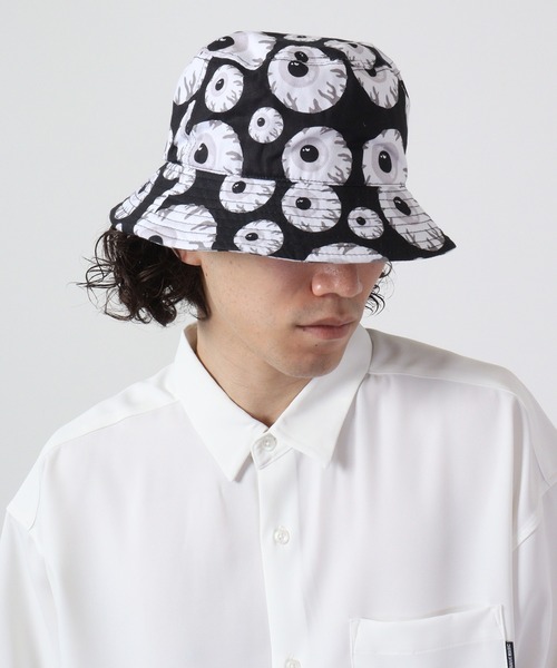 MISHKA(ミシカ)の「MISHKA ハット(ハット・メンズ・パープル/ブラック/ブラック×グレー/ブラック×イエロー・FREE)」の1枚目の写真
