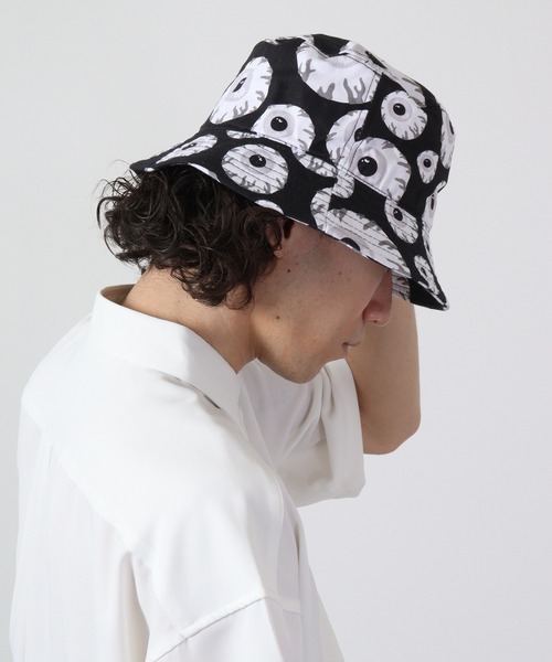 MISHKA(ミシカ)の「MISHKA ハット(ハット・メンズ・パープル/ブラック/ブラック×グレー/ブラック×イエロー・FREE)」の11枚目の写真