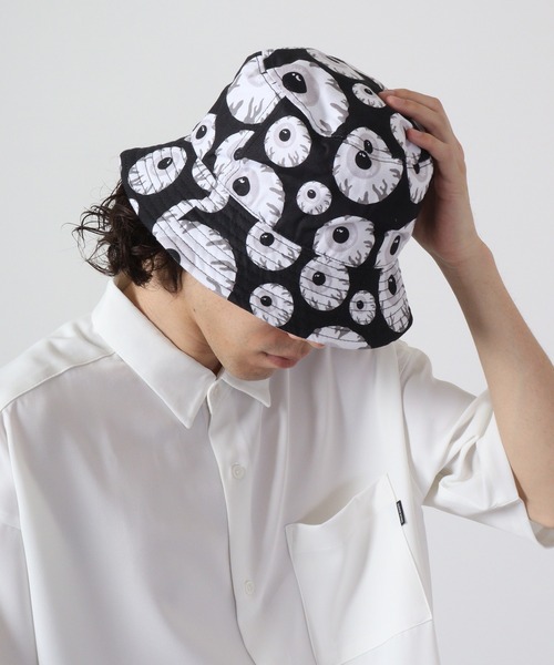 MISHKA(ミシカ)の「MISHKA ハット(ハット・メンズ・パープル/ブラック/ブラック×グレー/ブラック×イエロー・FREE)」の16枚目の写真