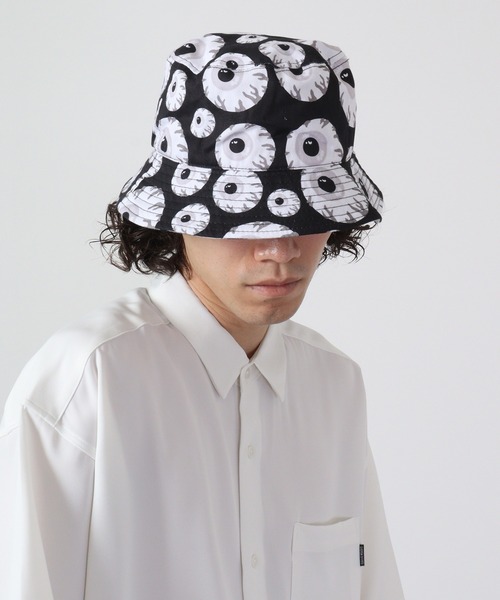 MISHKA(ミシカ)の「MISHKA ハット(ハット・メンズ・パープル/ブラック/ブラック×グレー/ブラック×イエロー・FREE)」の14枚目の写真