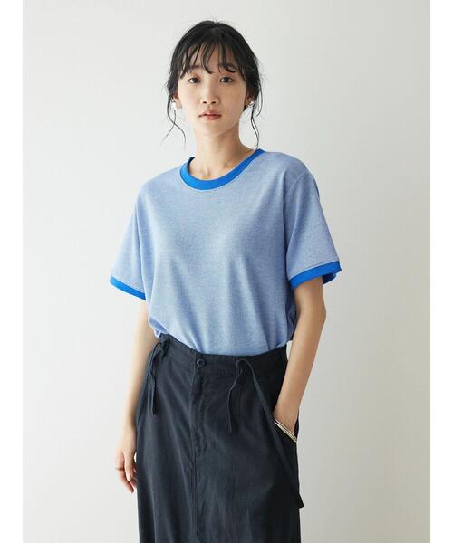 CRAFT STANDARD BOUTIQUE（クラフトスタンダードブティック）の「レトロ柄カットプルオーバー（Tシャツ/カットソー・レディース・ブルー・FREE）」の8枚目の写真